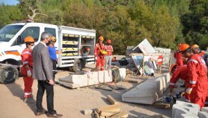 Gönüllü arama kurtarma ekibi pratik eğitimlere başladı