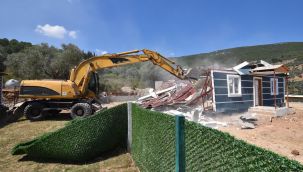 Hobi bahçelerinde yıkım başladı