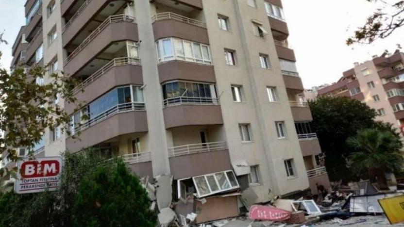 İzmir depreminde BİM'e kolon kesme suçlaması