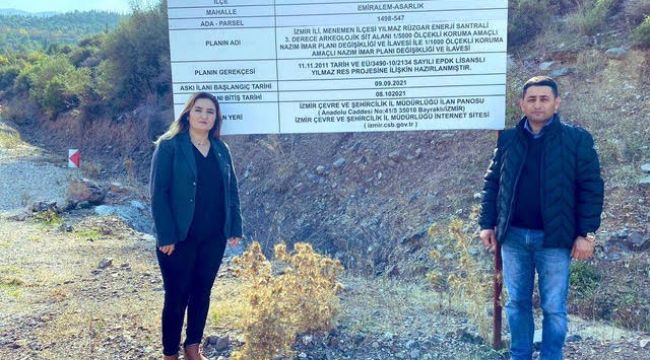 İzmir'in ormanlarını yok etmek istiyorlar