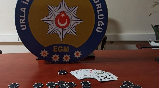 İzmir kumar baskınında binlerce lira ceza kesildi
