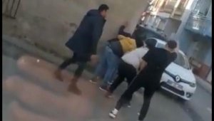 İzmir'de silahla kavga: Olay anları kamerada