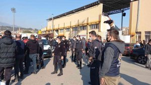 Maç polis nezaretinde tamamlandı