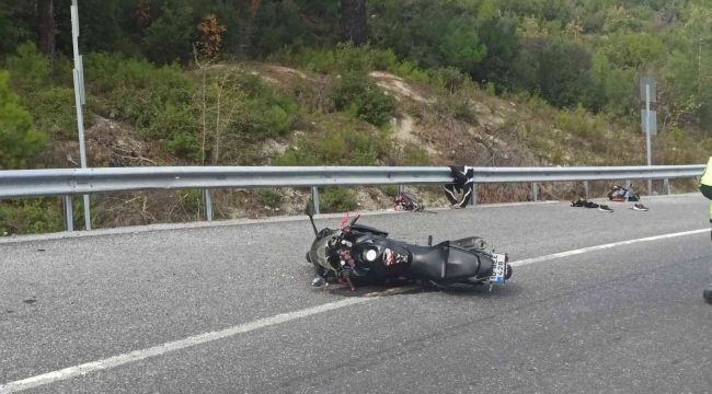 Manisa'da motosiklet kazası: 1 yaralı