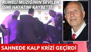 Sahnedeyken kalp krizi geçirdi