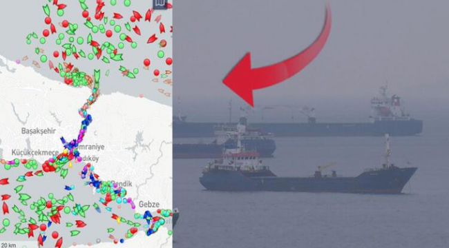 Sis nedeniyle gemiler boğazlardan geçemedi