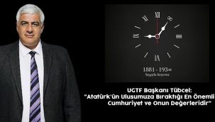 Tübcel: Gazeteciler olarak Atatürk'ün mirasını koruyacağız