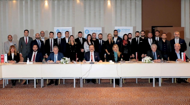 TÜGİAD Ege Şubesi TOBB Başkanı Hisarcıklıoğlu'nu ağırladı