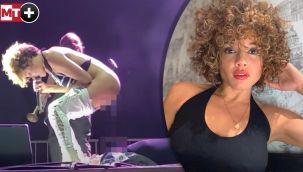 Ünlü şarkıcı sahnede hayranının yüzüne işedi