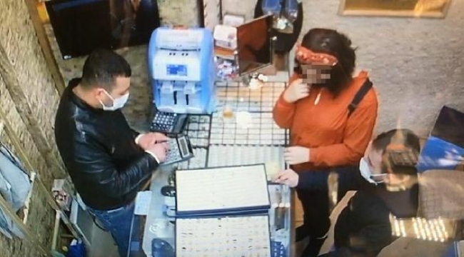 4 bin liralık yüzüğü çalan sevgililer yakalandı