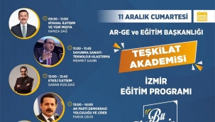 AK Parti İzmir'de 'Teşkilat Akademisi' başlıyor