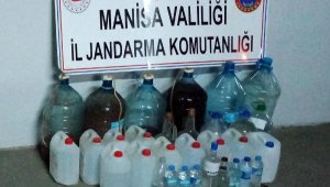 Akıllanmıyoruz... Manisa'da 160 litre sahte içki ele geçirildi..