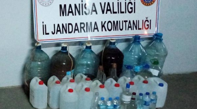 Akıllanmıyoruz... Manisa'da 160 litre sahte içki ele geçirildi..