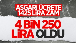 Asgari ücreti açıklandı: Yüzde 50 zam