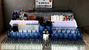 Balıkesir'de 3 bin 160 litre kaçak içki ele geçirildi; 21 gözaltı