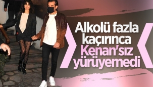Beren Saat alkolü fazla kaçırınca zor yürüdü