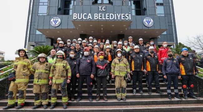 Buca'da filmleri aratmayan tatbikat