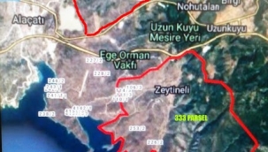 Çeşme ve Urla'nın bir bölümünden koruma kalktı