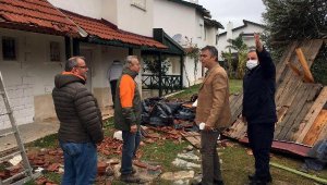 Çeşme'de hortum paniği...