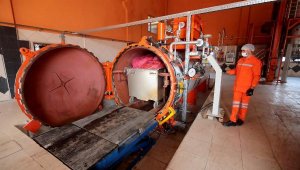 Denizli Büyükşehir aylık 210 ton tıbbi atığı evsel atığa dönüştürüyor