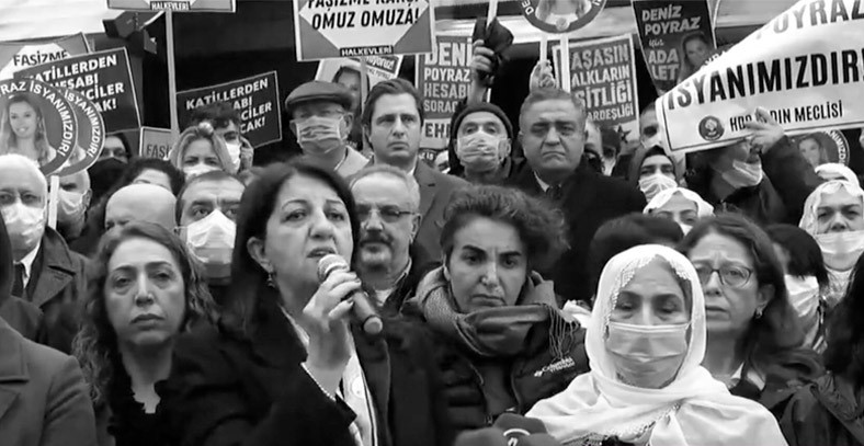 HDP'lilerin İzmir'deki eylemine CHP'liler de katıldı