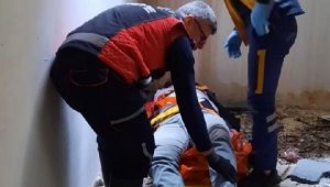 İnşaata kontrole giden şantiye şefi, inşaattan düştü