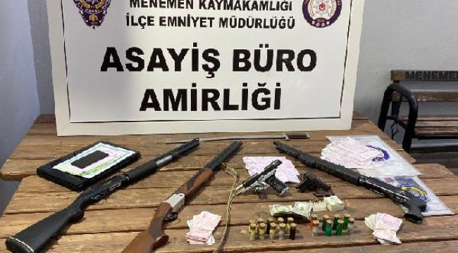 İzmir'de suç örgütüne eş zamanlı operasyon; 4 gözaltı
