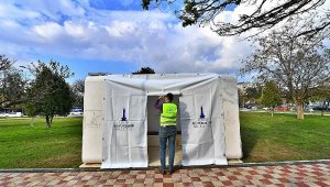 İzmir'deki parklar deprem toplanma alanı olarak düzenleniyor