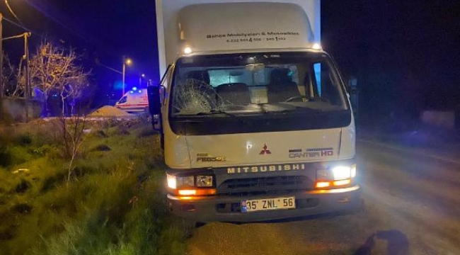 Kamyonetin çarptığı yaya öldü