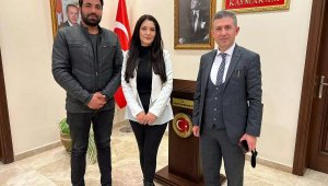 Kaymakam Bayar, minibüs olayını görüntüleyen Şeyma'yı ağırladı