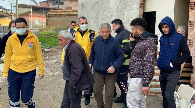 Maaşını alamayan işçi inşaatta intihara kalktı