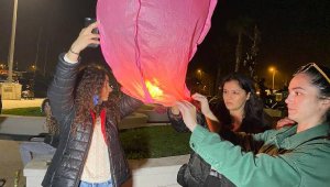 Öldürülen Fulya için aile dilek feneri bıraktı
