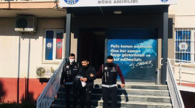 Saklandığı dolapta yakalandı!