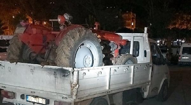 Traktör hırsızları Tire'de yakalandı..