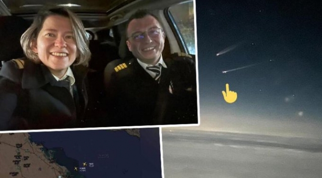 Türk pilot çiftin gökyüzündeki tesadüfü!