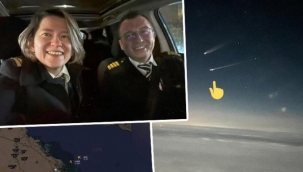 Türk pilot çiftin gökyüzündeki tesadüfü!