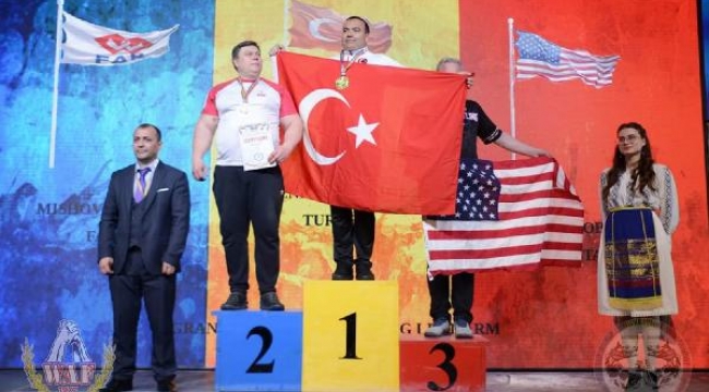 Türk sporcunun bileğini dünya yine bükemedi