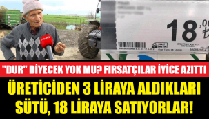 Üreticinin isyanı: Bizden 3 liraya alıp 18 liraya satıyorlar!