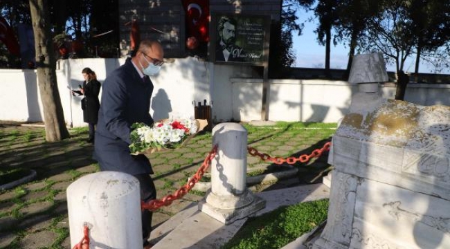 Vatan şairi Namık Kemal anıldı