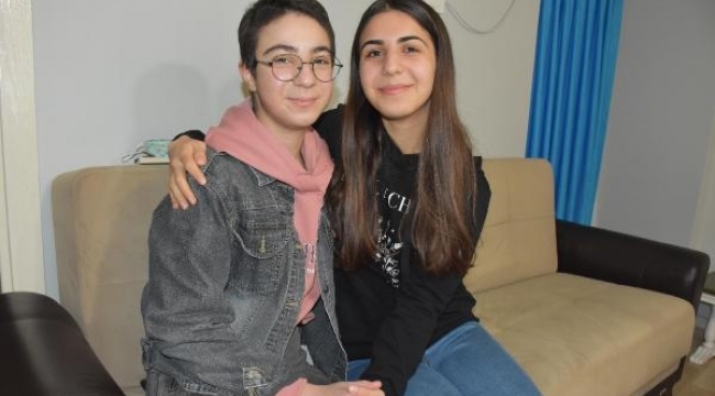 Ablası ilik nakli oldu, okuluna kavuşmayı bekliyor