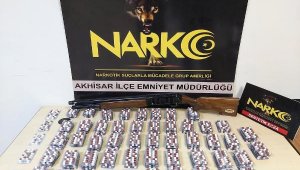 Akhisar'da yeşil reçeteye tabi 2 bin 853 hap ele geçirildi