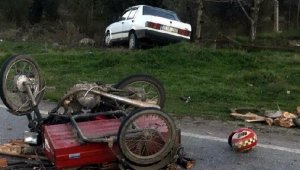 Alaşehir'de trafik kazası, 1 ölü
