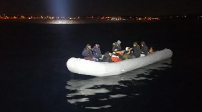 Ayvalık açıklarında 45 kaçak göçmen kurtarıldı