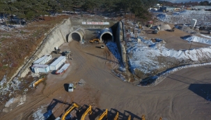 Bu tünel sayesinde Kazdağları 7 dakikada geçilecek