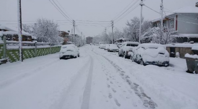 Çanakkale'de kar yağışı