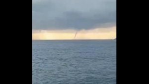 Fethiye'deki 'hortum' kamerada 