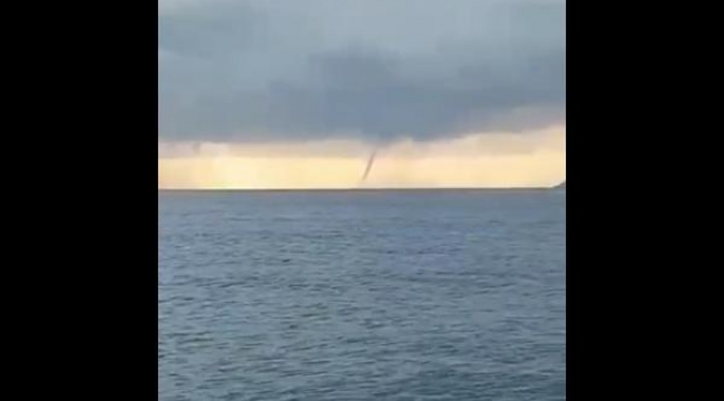 Fethiye'deki 'hortum' kamerada 