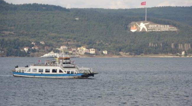 Gökçeada'ya bazı feribot seferleri iptal edildi
