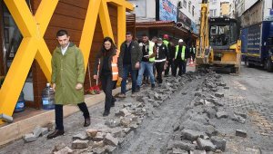 'Grand ve Orient Bazaar Sokak Sağlıklaştırma' projesinde ilk kazma vuruldu