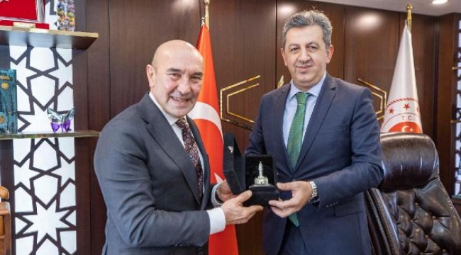Büyükşehir Belediye Başkanı Soyer'den Başsavcı Öztürk'e ziyaret